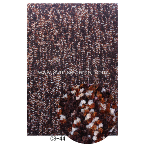 Polyester Thick Space Dyed Yarn Carpet